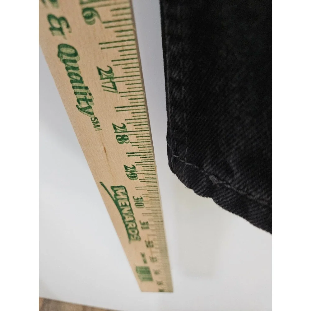 Levis 505 Regular Fit‎ Straight Leg Black Denim Jeans Mens W33 L30